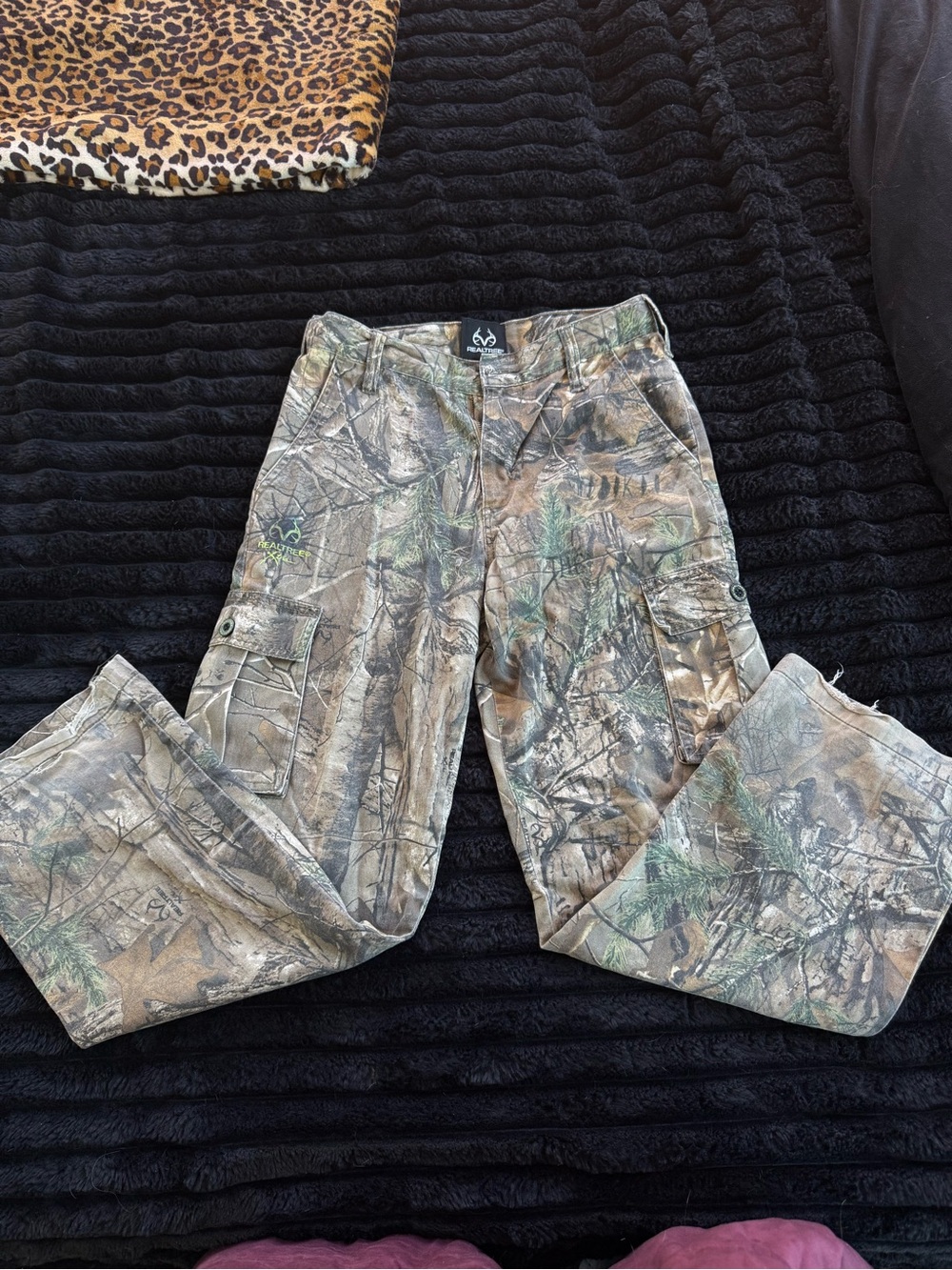 Realtree-Inspired Camo Cargo Pants